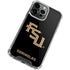 Florida State FSU Seminoles Black iPhone 15 Pro Clear Case